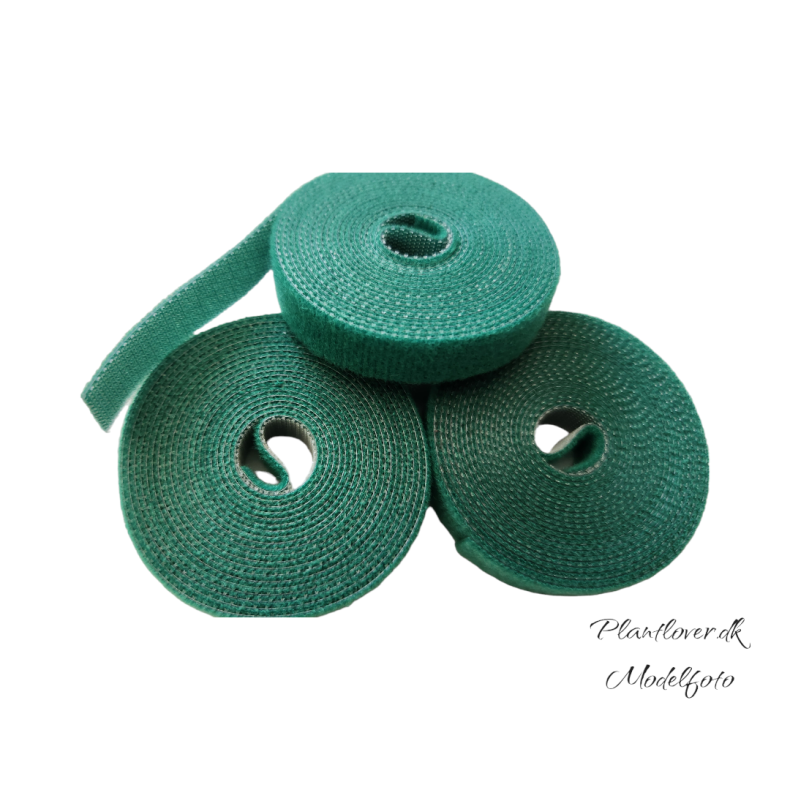 Blomster velcro 1cm bredt - 2m langt (3 styk)