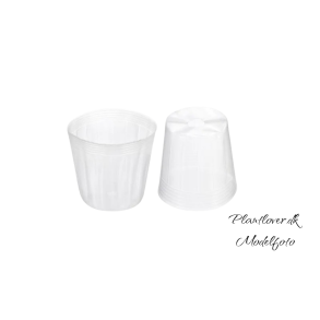 Gennemsigtig bld pleje potte 10stk.