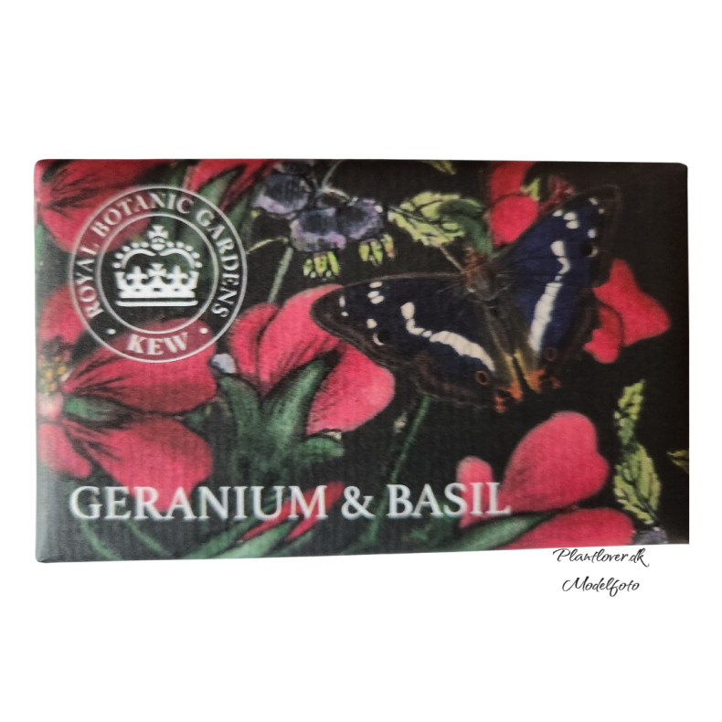 Geranium og Basilikum Luksus S�be 240g