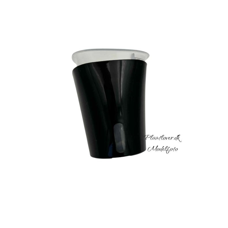 Selvvandende potte med klar indsats - Hvid